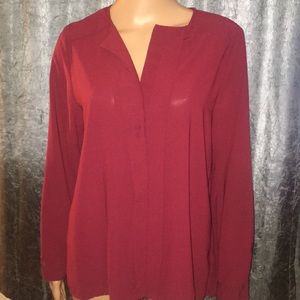 Burgundy blouse